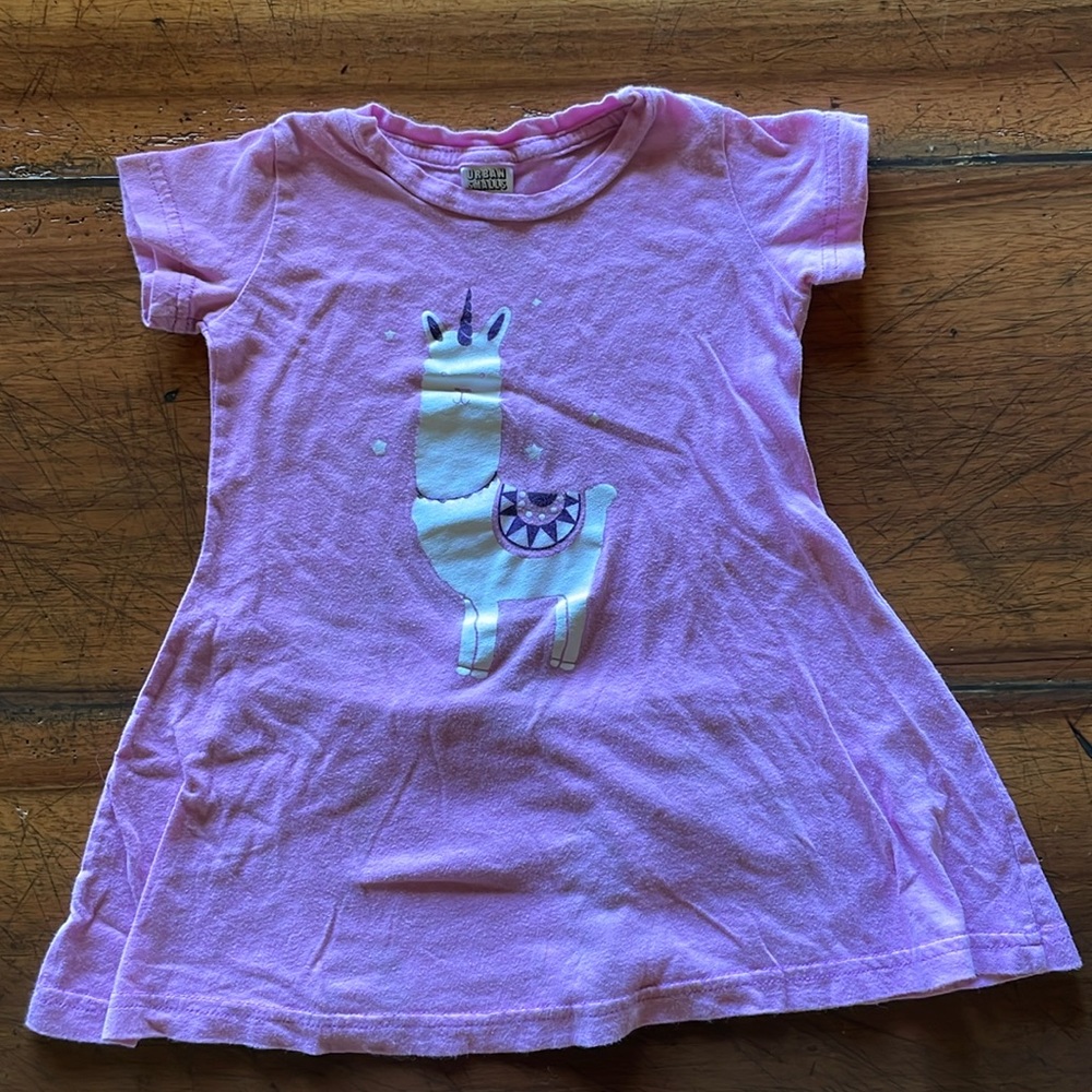 URBAN SMALLS | llama play dress | 4T